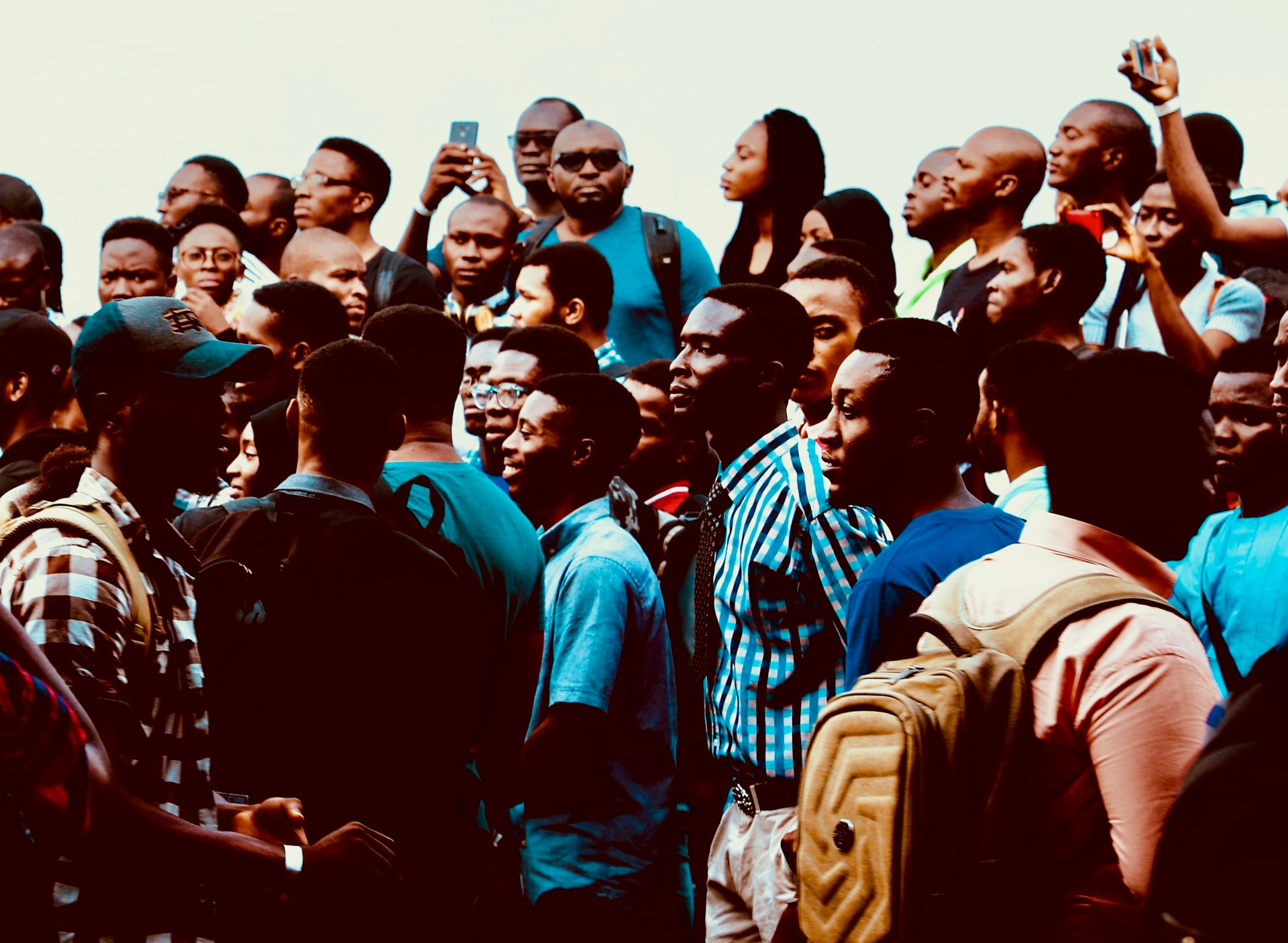 Students at a Camturk academic forum